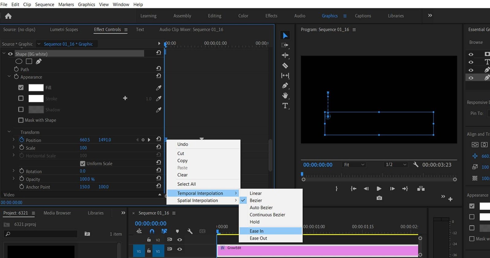 premiere pro animate text tracking