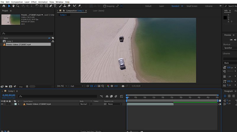 How to use Content Aware fill After Effects 2022